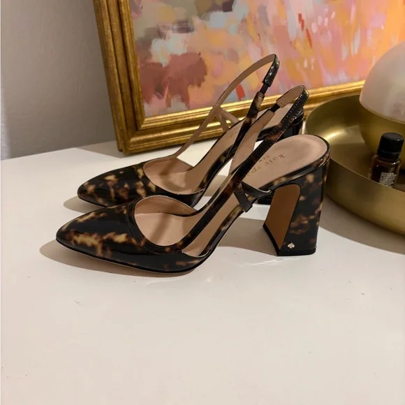 Kate Spade Tortoise Women's Heels - Picture 3 of 7